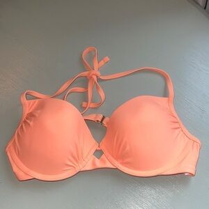 XHILARATION BRIGHT ORANGE BIKINI TOP